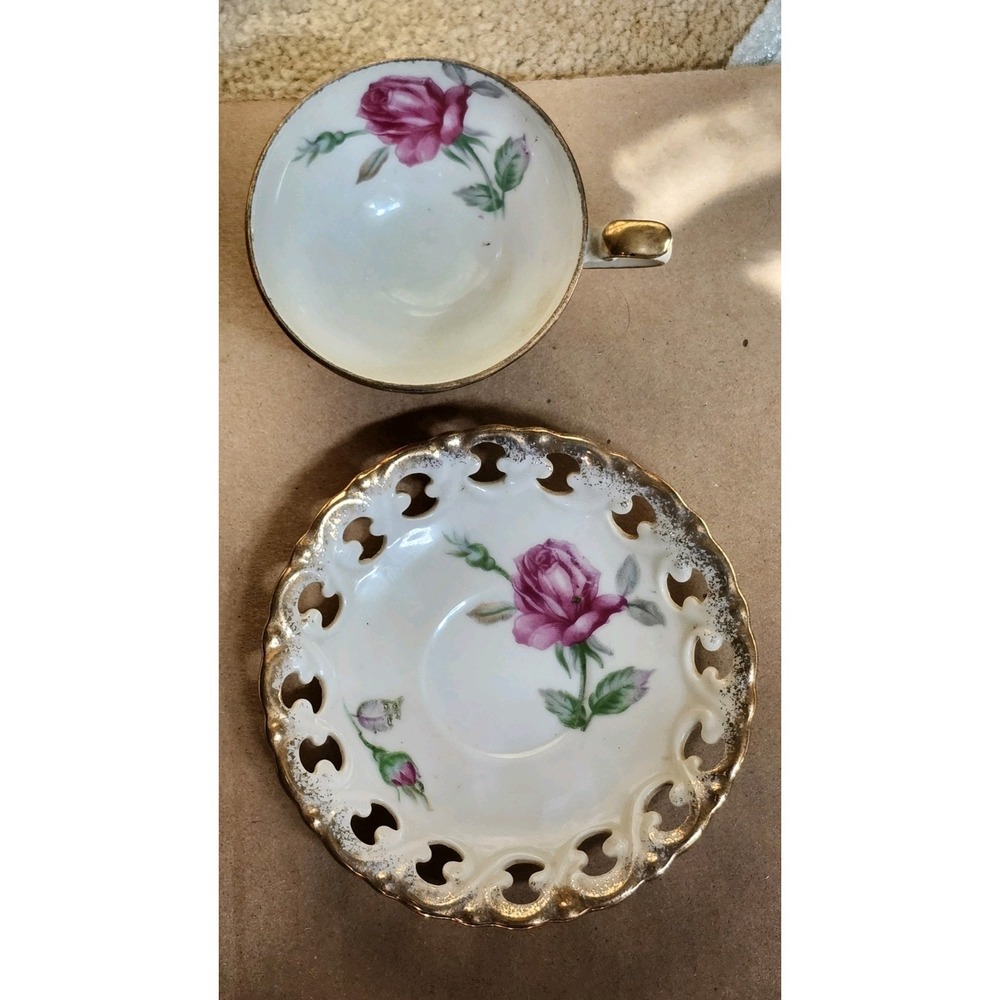 Royal Stafford Bone‎ China Cup & Saucer | Berkeley Rose | England